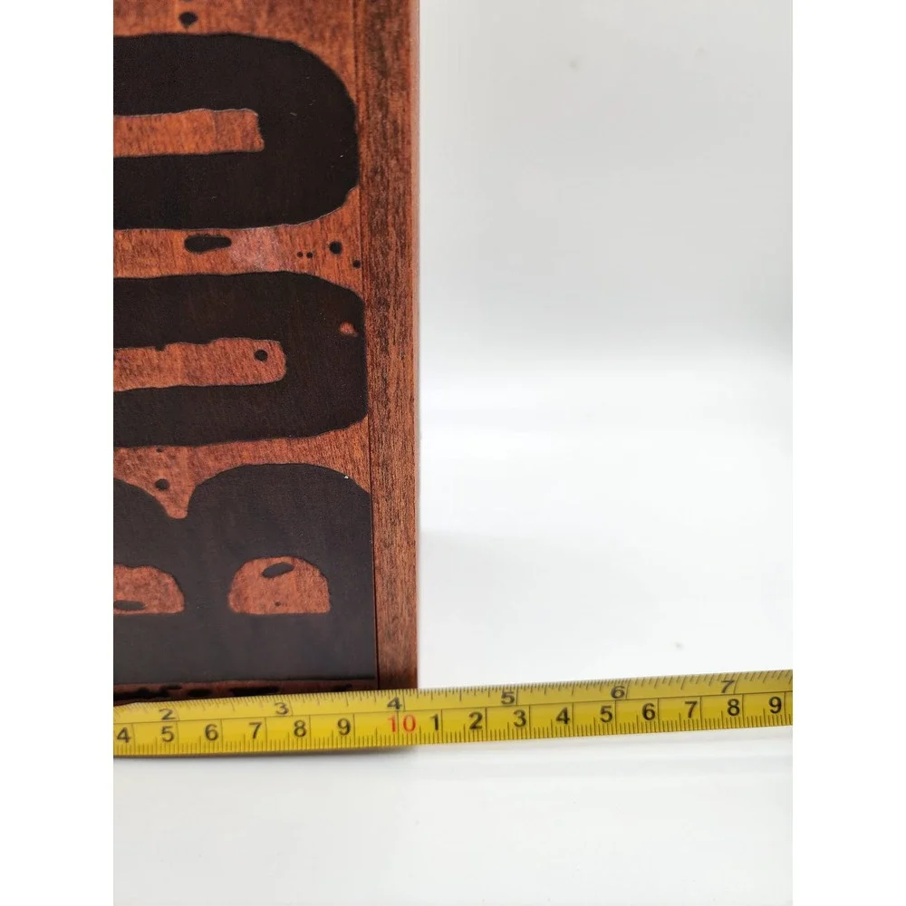 Booker's Bourbon Wood Display Box Small Batch Collection Uncut Unfiltered